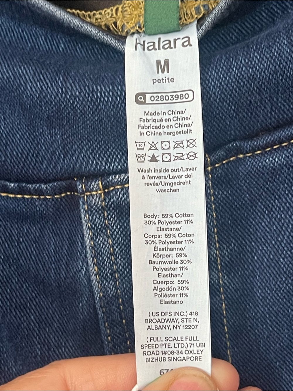 NWT Halara Women’s Flex High Waisted Pockets Wide Leg Jeans Size Med Petite - Picture 2 of 8